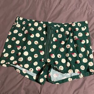 NWOT Old Navy Flannel Christmas snowmen sleep pants. Size large